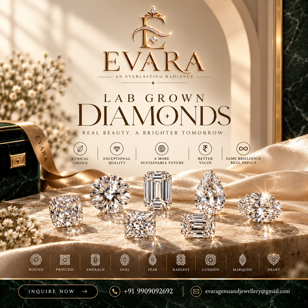 Lab-grown diamonds